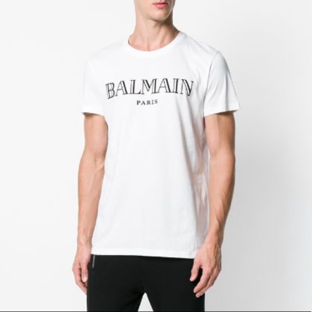 White Balmain tee